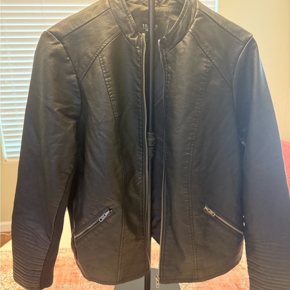 Torrid Black Leather Moto Jacket for Women - Picture 2 of 7